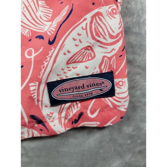 Vineyard Vines‎ Mesh Lined Swim Trunks Mens Medium Fish 30-34in waist, pockets - Picture 2 of 6